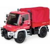 Carson Modellsport MB Unimog U300 Feuerwehr RC model auta elektrický záchranný voz 100% RTR 2,4 GHz vr. akumulát 1:12 (500907721)