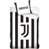 Carbotex bavlna obliečky Juventus FC motív Black & White bavlna Renforcé 70x90 140x200