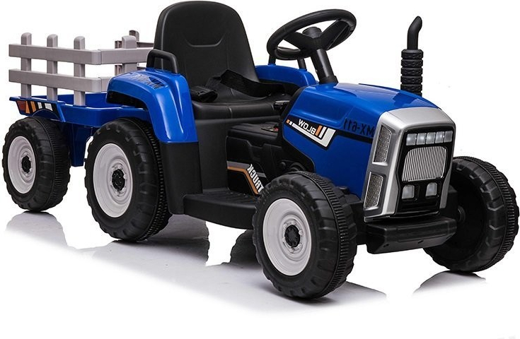 Lean Cars elektrický traktor s vlečkou XMX611 na diaľkové ovládanie 24G 12V4.5AH 2x45W modrá