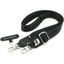 Snúrka na krk Karl Lagerfeld univerzálny crossbody remienok Choupette Patch čierny (KLUCNCHPSPK)