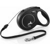 Vodítko Flexi New Classic M lanko 8 m/20 kg černé (FX-22825)