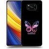 Picasee silikónový čierny obal pre Xiaomi Poco X3 Pro - Diamanty Purple