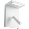 Redo | Redo 01-1499 - LED Nástenné bodové svietidlo AGOS LED/6W/230V + LED/3,2W USB biela | UN1673
