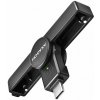 AXAGON CRE-SMPC, USB-C PocketReader čtečka kontaktních karet Smart card (eObčanka)