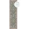 Zelený prateľný behúň 60x230 cm Beau Floral – Flair Rugs