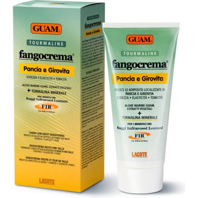 GUAM fangocrema Tourmaline FIR Tummy and Waist No Rinse Seaweed Cream 150 ml