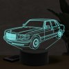 Beling 3D lampa, Mercedes-Benz 300 SEL W126, 16 farebná O8