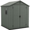 Záhradný domček Keter Darwin 6 x 6 zelený, s podlahou