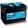 Autobatéria EXIDE Start-Stop AGM 70Ah, 760A, 12V, EK700