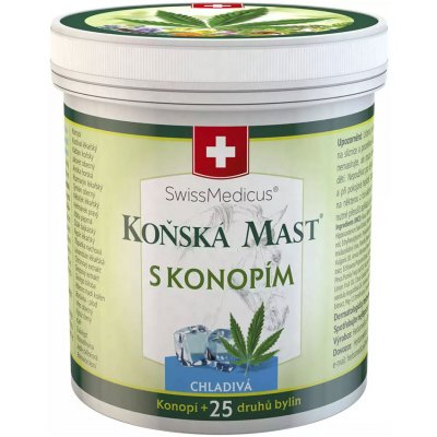 Herbamedicus konská masť s konopou chladivá 250 ml