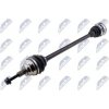 Hnací hriadeľ, poloos pravá VW ENG.1.6 102KM GOLF V/VI, GOLF PLUS 07-13, AUDI A3 03-07, SKODA OCTAVIA II 04-12, SEAT LEON 05-13, ALTEA/ALTEA XL 04-