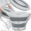 Silikónové vedro skladacie univerzálne 10 l turistické okrúhle
