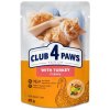 CLUB 4 PAWS PREMIUM MAČKA MORIAK V OMÁČKE VLHKÉ KRMIVO PRE MAČKY 85G