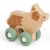 Bigjigs Toys Domáce zvieratko na kolieskach Pes