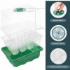 Miniparenisko s osvetlením 12 sadeníc 18,5 x 15 x 14 cm set 5 ks Garden King