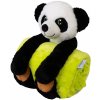Babymatex Detská deka Carol s plyšákom panda, 85 x 100 cm
