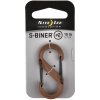 Karabínka na kľúče Nite Ize S-Biner 2 Plastic Gate - coyote