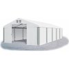 Skladový stan 5x10x2,5m strecha PVC 560g/m2 boky PVC 500g/m2 konštrukcie ZIMA PLUS Bílá Bílá Šedá
