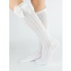 Dievčenské podkolienky SB109 - 0-6 mesiacov / biela