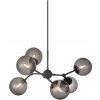 Halo Design 738823 - Luster na lankách ATOM 6xG9/28W/230V pr. 57 cm čierna/k. čierna 738823 + záruka 3 roky zadarmo