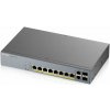 Zyxel GS1350-12HP 12 Port smart managed CCTV PoE switch, long range, 130W, 10x GbE, 2x SFP