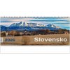 Press Group Stolový kalendár stĺpcový 30 x 12 cm - Slovensko 2026