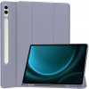 Techsuit Flex Trifold ochranné Puzdro (s Držiakom na Ceruzku) - Samsung Galaxy Tab S9 FE Plus - Fialové