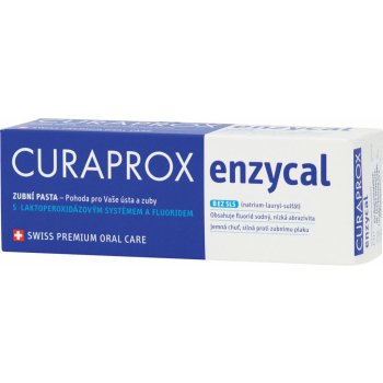 Curaprox enzycal 950 ppm zubná pasta 75 ml