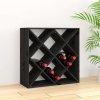 Prolenta Maison Exclusive Skrinka na víno čierna 62 x 25 x 62 cm borovicový masív