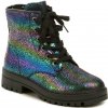 Wojtylko 5Z25066M tmavé multi dievčenské zimné topánky - EU 36