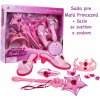 JOKO Sada pre malú princeznú, kráľovské topánky, prsteň, korunka, náhrdelník, náušnice, žezlo so svetlom a zvukom, ružová