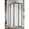 Sprchový kút RAVAK SKCP4-80 195 dvojkrídlové dvere black+Pearl 3114O30211