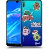 Picasee silikónový prehľadný obal pre Huawei Y7 2019 - Christmas Stickers
