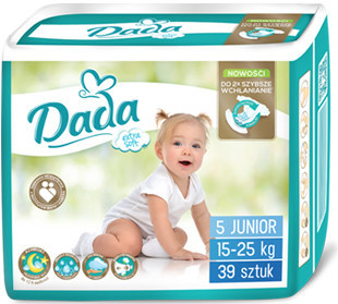 Dada Extra Soft 5 15-25 kg 39 ks od 12,48 € - Heureka.sk