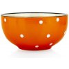 Toro Keramická miska oranžová s bodkami 490ml