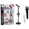 Mikrofón so Statívom pre Deti Nastaviteľný Čierny