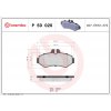Sada brzdových platničiek kotúčovej brzdy BREMBO P 50 020