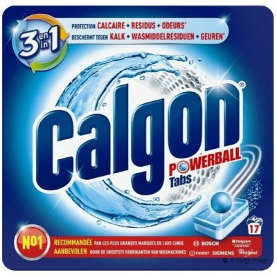 Calgon Powerball tablety do práčky 17 ks