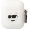 Karl Lagerfeld Apple AirPods 2/1 cover Silicone Choupette Head 3D KLA2RUNCHH