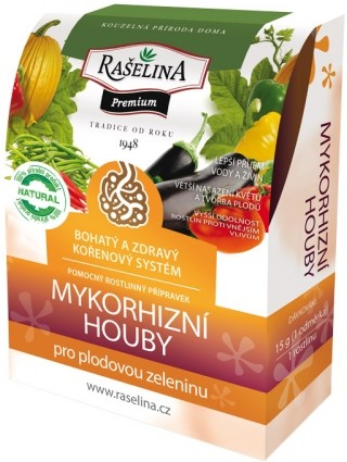 RAŠELINA SOBĚSLAV PREMIUM Mykorhízne huby pre plodovú zeleninu 150 g