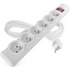 EMOS SK s.r.o. Prepäťová ochrana – 6 zásuviek, 3 m, biela - P54016
