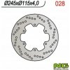 NG BRZDOVÝ KOTÚČ ZADNÝ DUCATI ST2 '97-'04, ST4 '03-06, MONSTER 620 '01-06,