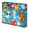 JANOD Hmatové puzzle Lesné zvieratká 20 dielikov