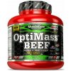 OptiMass Beef Anabolic Gainer - Amix 2500 g Double Choco Fudge