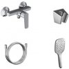 Sprchová batéria Ravak Life so sprchovacím setom 150 mm chróm X07S111