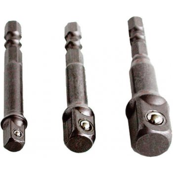 Adaptéry do vrtačky, 1/4"-3/8"-1/2", EXTOL CRAFT