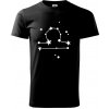 Súhvezdie - Libra - Váhy - Tričko extra veľké (5-8XL) - 5XL ( Čierna )