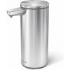 Bezdotykový oceľový dávkovač mydla v matne striebornej farbe 266 ml – simplehuman