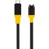 Tactical Recce 3:20 kábel pre Garmin USB-C Black/Yellow 8596311251641