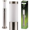 Lilium LUMILED Outdoor E27 INOX PIPE 65cm so senzorom pohybu